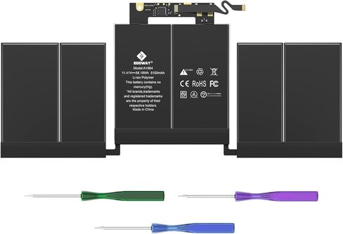 A1989 A2251 Battery, Egoway A1964 Replacement Laptop Battery for MacBook Pro 13 inch A1989 (Mid 2018 Year, 2019 Year) & A2251 (2020 Year), EMC 3214 3358 3348 (A1) in Kuwait