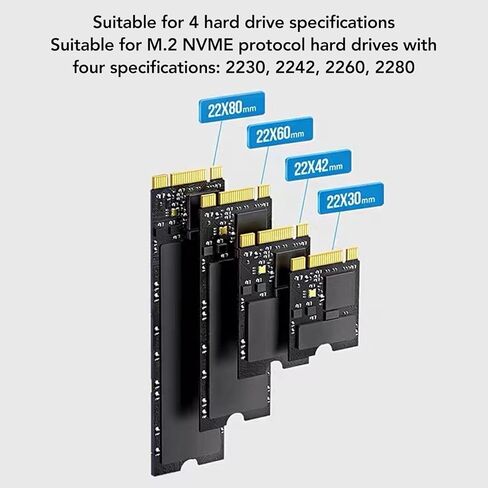 بطاقة محول Pomya NVMe PCIe 5.0، بطاقة توسيع PCIe X8 X16 إلى M.2 NVMe SSD مع دعم 2230 2242 2260 2280، لسطح مكتب 10 أجهزة كمبيوتر للألعاب in Kuwait