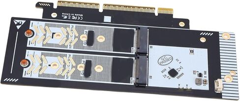 بطاقة محول Pomya NVMe PCIe 5.0، بطاقة توسيع PCIe X8 X16 إلى M.2 NVMe SSD مع دعم 2230 2242 2260 2280، لسطح مكتب 10 أجهزة كمبيوتر للألعاب in Kuwait