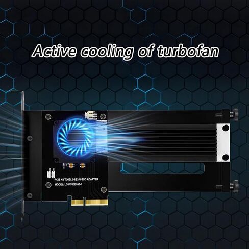 WEISUYUUSjh pieceie 5.0 4X إلى U.2/U.3 بطاقة محول القرص الصلب pieceIE Gen5.0 4X إلى U.2/U.3 (SFF-1002) محول القرص الصلب in Kuwait