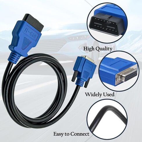 Obdii (J1962 16-Pin) إلى DB26 Female لاتصالات البيانات عالية السرعة مع المركبات المتوافقة مع obdii. in Kuwait