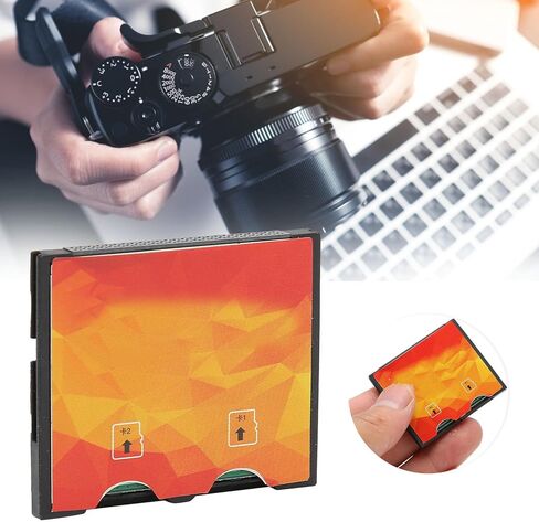 Pomya Micro Storage Card to CF Adapter, High Speed Camera Flash Card Adapter with Compact CF Type I Interface, for Fuji DSLR Cameras in Kuwait