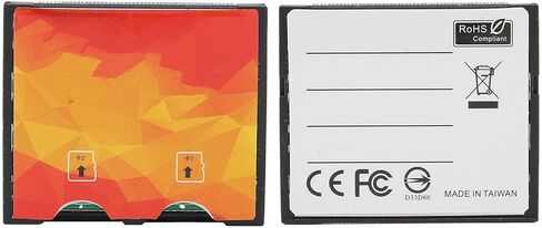 Pomya Micro Storage Card to CF Adapter, High Speed Camera Flash Card Adapter with Compact CF Type I Interface, for Fuji DSLR Cameras in Kuwait