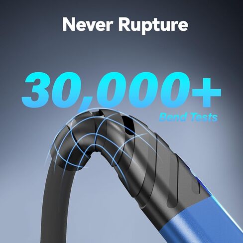 Car Charger Cable, Car Fast Charging Cord, 1Pack 6FT USB A to igntninng Cable for Phone 14/13/12/11, and More - Blue in Kuwait