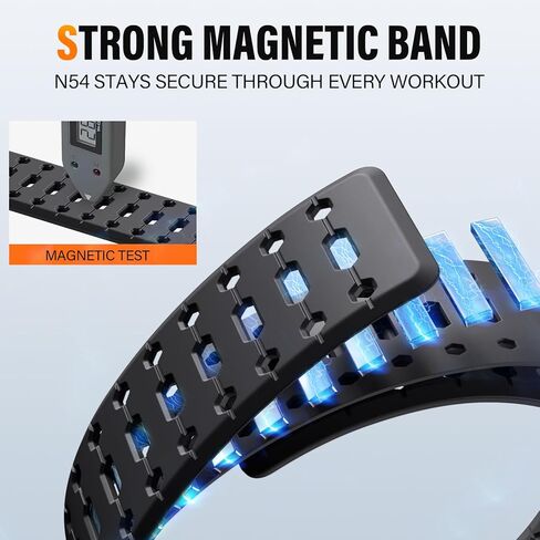 Magnetic Watch band Compatible with Apple Watch Ultra Bands for Men 49mm 44mm 45mm 46mm 42mm, Strong Magnet Silicone Breathable Sport Strap for iWatch Series 11 Ultra 3 Ultra 2 Se 10 9 8 7 6 5 4 1 in Kuwait