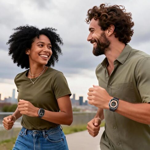 Magnetic Watch band Compatible with Apple Watch Ultra Bands for Men 49mm 44mm 45mm 46mm 42mm, Strong Magnet Silicone Breathable Sport Strap for iWatch Series 11 Ultra 3 Ultra 2 Se 10 9 8 7 6 5 4 1 in Kuwait