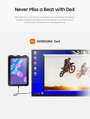 Samsung Galaxy Tab Active PRO 10.1" | 64GB & LTE (UNLOCKED) Water-Resistant Rugged Tablet, Black – SM-T547UZKAXAA (Renewed) in Kuwait