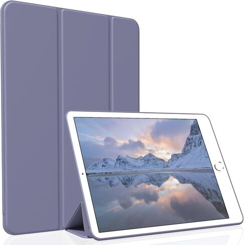 حافظة لجهاز iPad mini 5 (إصدار 2019)، غطاء ذكي خفيف الوزن ونحيف ذاتي النوم/الاستيقاظ بحامل ثلاثي الطي، حافظة ناعمة من مادة TPU لجهاز iPad mini الجيل الخامس 7.9 بوصة، أزرق فاتح in Kuwait