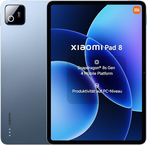XIAOMI Pad 8 Ai WiFi Version Global (No Calls or Text) 11.2 inches 3.2K 144Hz 9200mAh Four Speakers 13 Mp Model 25097RP43G (Gray, 256GB + 8GB) in Saudi Arabia