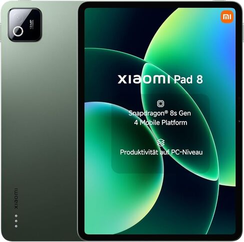 XIAOMI Pad 8 Ai WiFi Version Global (No Calls or Text) 11.2 inches 3.2K 144Hz 9200mAh Four Speakers 13 Mp Model 25097RP43G (Gray, 256GB + 8GB) in Saudi Arabia