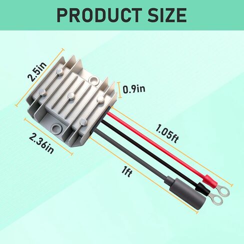 12V/24V to 30V 3.5A Power Supply for Starlink Mini,9-28V Input DC-DC Step-Up Converter,Heavy-Duty Power Adapter Kit for Truck,RV,Marine,Boat-105W Stable Power Conversion for Outdoor Satellite Internet in Kuwait