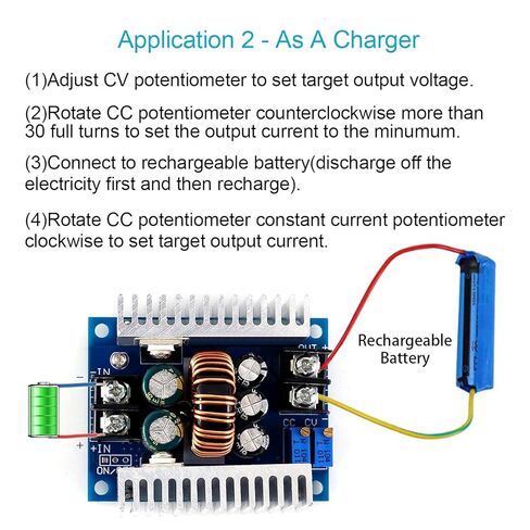 20A وحدة إمداد الطاقة DC-DC 6V-40V إلى 1.2V-35V تنحى محول فرق الجهد قابل للتعديل محول فرق الجهد CVCC الجهد المستمر محول تيار مستمر LED سائق in Kuwait