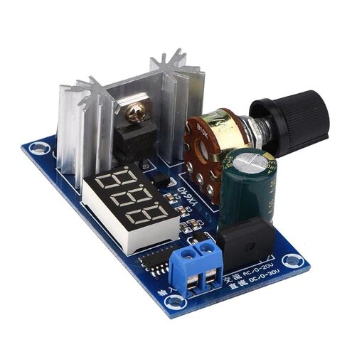 Ac Dc Voltage Regulator Adjustable, LM317 2A Digital Display Adjustable Voltage Regulator for Converting Tension You Need, DC 3-30V AC 3-20V to DC 1.25V-28V Output Voltage in Kuwait