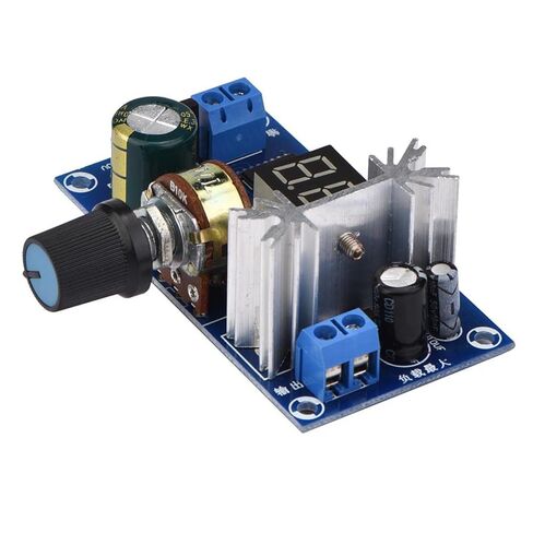 Ac Dc Voltage Regulator Adjustable, LM317 2A Digital Display Adjustable Voltage Regulator for Converting Tension You Need, DC 3-30V AC 3-20V to DC 1.25V-28V Output Voltage in Kuwait