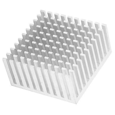Rengue Power Board 40x20x40mm حل التبريد للإلكترونيات بالوعة الحرارة الألومنيوم المبرد لLED PCB Nan كهربائي وكهربائي (فضي) in Kuwait