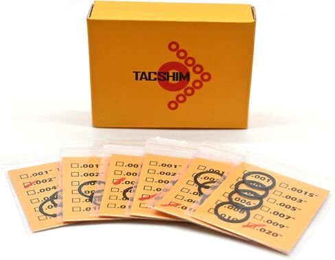 Black Coated 9/16" x 24 Barrel Shim Kit for .40 S&W 40 Cal (20 Pack) (MFR#91624 Black) in Kuwait