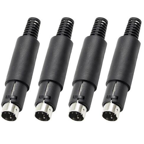 4PCS S-Video 3 Pin DIN Male Socket Mini DIN Connector in Saudi Arabia