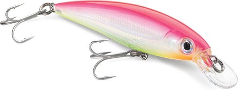 Rapala X-Rap Jerkbait للمياه المالحة، طعم صلب على الشاطئ، سمك السلمون المرقط المرقط وطعم الصيد المخطط، 3-1/8 بوصة، دجاج كهربائي in Kuwait