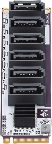بطاقة توسيع ذات 6 منافذ، ومحول وحدة تحكم PCIe 3 مع خيار المشتت الحراري لـ NAS، ونقل البيانات بسرعة 6 جيجابت في الثانية in Kuwait