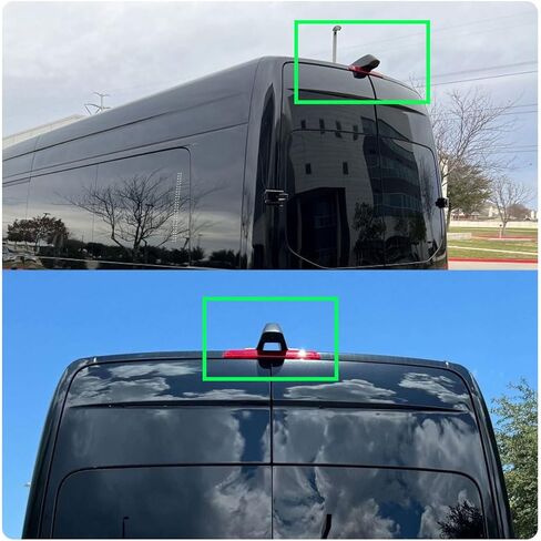 A907820120 Rear Roof Camera Housing for Freightliner & Mercedes-Benz Sprinter 1500 2500 3500 Van 2019-present, OE Brake Light Backup Cam Replaces 90782040019051 90782012019051 by GreenYi in Kuwait