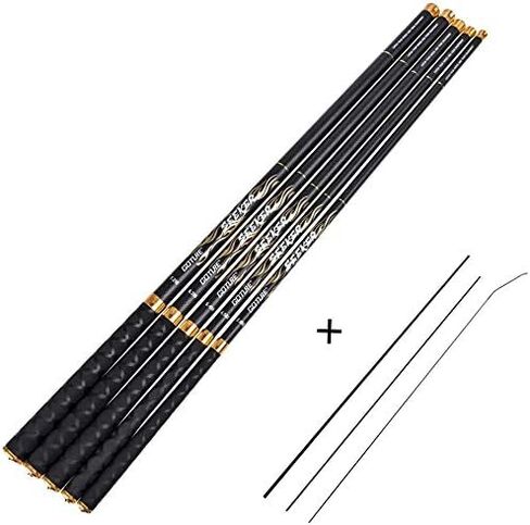 Goture Telescopic Tenkara Fishing Rod Collapsible Crappie Rods 1 Piece Portable Hand Fishing Poles Carbon Fiber Telescoping Stream Ultralight Inshore Carp Bamboo Pole Bass Trout 12 15 18 20 21 24Ft in Kuwait