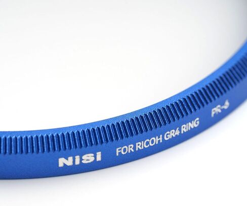 NiSi Ring + Cap Kit for Ricoh GR IV - 1 Each Decorative Color Rings (Royal Blue & Titanium Gray) and Protective Lens Cover for GR4 in Kuwait