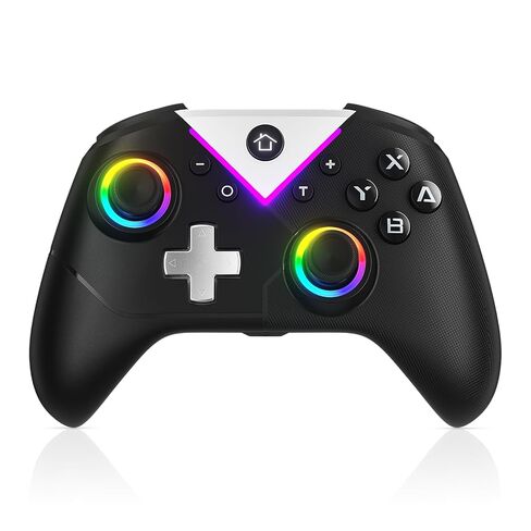 Gamrombo RGB Wireless Controller for Nintendo Switch 2/1 Lite/OLED/Tesla/Windows PC/Android, iOS, PC Bluetooth Games Controller, Turbo, Macro, 6 Gyro Axis, 4 Vibration Motors, Screenshot in Kuwait