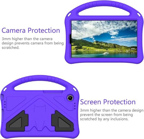 Compatible with Infinix Xpad 20 11inch(2025) Case Lightweight EVA Tablet Cover with Adjustable Strap, Shockproof Handle & Kickstand Portable Protect in Kuwait