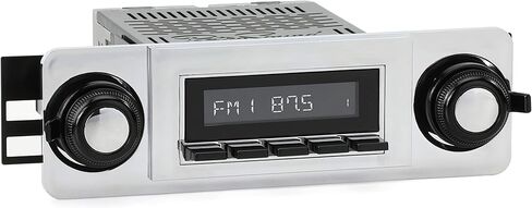 RetroRadio متوافق مع ميزات شاحنة GMC C/K Series 1967-72 تتضمن بلوتوث، AUX، AM/FM LACB-M1-119-23P-93PG in Kuwait
