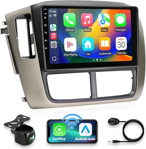 لـ Pilot 2006 2007 2008 راديو متوافق مع Carplay لاسلكيًا Android Auto ترقية Android Car Stereo Bluetooth Navigation GPS Touch Screen FM WiFi Multimedia Player Backup Camera Head Unit in Kuwait