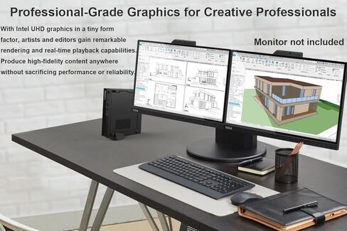 كمبيوتر مكتبي Lenovo ThinkStation P3 Tiny Workstation، Intel 14-Core i5-14500 (> i7-13700)، كمبيوتر شخصي صغير للأعمال، DisplayPort، Wi-Fi، RJ-45، كمبيوتر IST مخصص 16 جيجابايت/32 جيجابايت DDR5 RAM، 512 جيجابايت/1 تيرابايت SSD، Win 11 Pro in Kuwait