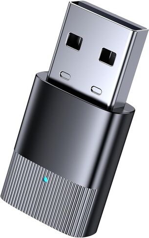 محول بلوتوث USB للكمبيوتر الشخصي، التوصيل والتشغيل لنظام التشغيل Windows 8.1/10/11، EDR&BLE، جهاز استقبال دونجل TSNAM Bluetooth 5.3 لسطح المكتب والكمبيوتر المحمول ولوحة المفاتيح والماوس وسماعات الرأس، إلخ in Kuwait