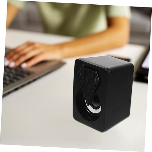 سماعات كمبيوتر Sewroro USB زوج واحد، مكبرات صوت موسيقى صغيرة محمولة عالية الحجم مع طاقة USB، صوت سطح المكتب متعدد الأغراض للمنزل والمكتب والألعاب، متوافق مع أجهزة الكمبيوتر المحمول و in Kuwait