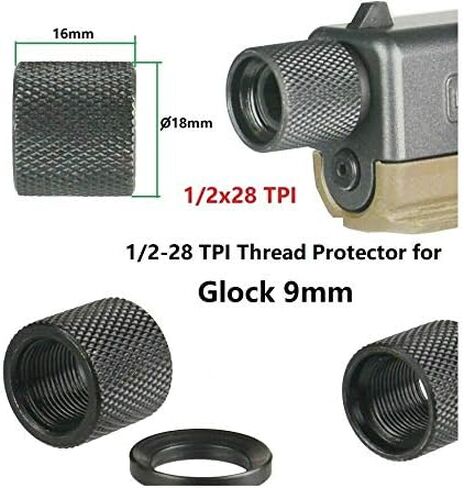 DB TAC All Steel 1/2 x 28 Thread Protector Black Color 1/2-28 TPI Thread in Kuwait