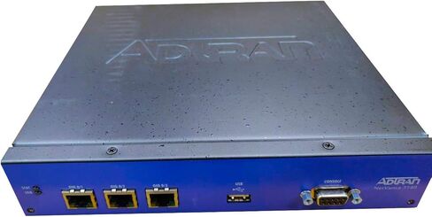 ADTRAN Adtran NetVanta 3140 RM - Router - Rack-Mountable, BlackBlue (1700341F1) (Renewed) in Kuwait