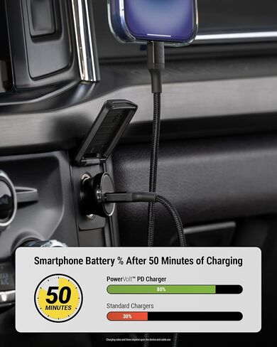 شاحن سيارة Scosche SCPDC30LC بقدرة 30 وات USB-C، محول ولاعة سجائر سريع الشحن 12 فولت مع توصيل الطاقة متوافق مع هواتف iPhone وSamsung Galaxy وPixel وiPad والمزيد من هواتف Android والأجهزة اللوحية وأجهزة الكمبيوتر المحمولة in Kuwait