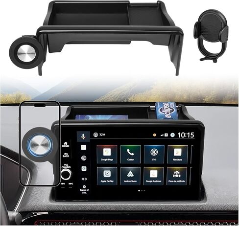 حامل هاتف سيارة مغناطيسي من Autorder لـ 2023-2026 Honda CR-V CRV/HR-V HRV/2022-2026 ملحقات سيفيك، حامل هاتف ممتص قوي لحامل الهاتف المغناطيسي لتثبيت MagSafe بدوران 360 درجة in Kuwait