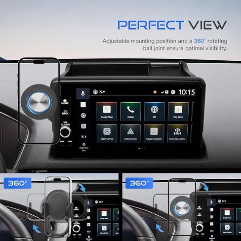 حامل هاتف سيارة مغناطيسي من Autorder لـ 2023-2026 Honda CR-V CRV/HR-V HRV/2022-2026 ملحقات سيفيك، حامل هاتف ممتص قوي لحامل الهاتف المغناطيسي لتثبيت MagSafe بدوران 360 درجة in Kuwait