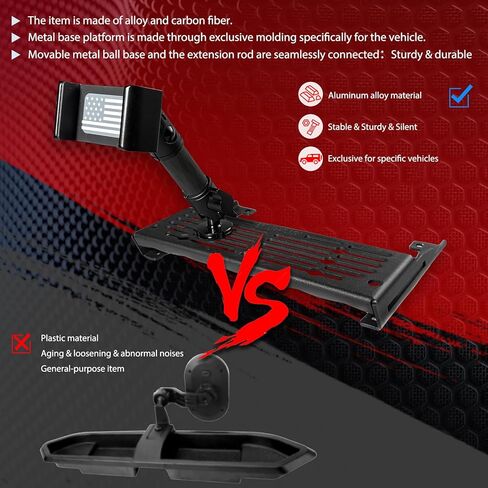 WXRYLYN 2014 F150 Phone Mount for 2009-2012 2013 2014 F 150 Metal Dash Phone Mount Cell Phone Holder 2012 F150 Dash Mount in Kuwait