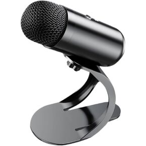 Noise Cancellation USB Mic Desktop Podcasting Mic Compact Plug and Play Podcast Microphone USB Microphone for Gaming Computer, without RBG Lights in Saudi Arabia