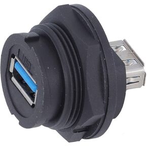 Walfront USB موصلات الحاجز USB 3.0 المياه برهان أنثى لوحة مقابس جبل موصل 16 النوى بطاقة مشبك نوع مقبس أنثى للتواصل in Kuwait