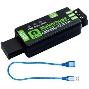 محلل محول CANable 2.0 USB إلى CAN CANFD slcan مقبس ضوء الشموع كليبر (CANable V2.0 Pro S) in Kuwait