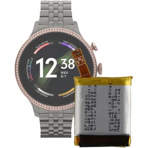 Rechargeable 0-Cycle Replacement Battery APP00310 400mAh 3.85V Compatible Fossil Gen 6 EFC1-492428 Smart Watch Battery in Kuwait