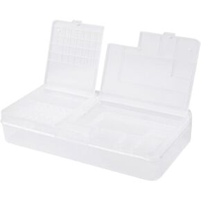 Portable Motherboard Storage Box Parts Double-layer Component in Kuwait