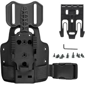 Drop Flex Adapter and QLS 19 22 for Quick Lock System Kit with Single Strap Platform Leg Guard for Holsters in Saudi Arabia