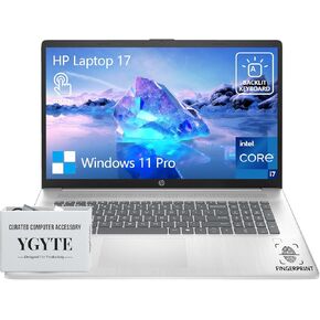 كمبيوتر محمول HP بشاشة لمس 17 بوصة، كمبيوتر محمول للأعمال بشاشة 17.3 بوصة HD+ تعمل باللمس، Intel Core i7، ذاكرة وصول عشوائي 64 جيجابايت 2 تيرابايت SSD، Windows 11 Pro، مفتاح 10 بإضاءة خلفية | قارئ بصمات الأصابع in Kuwait