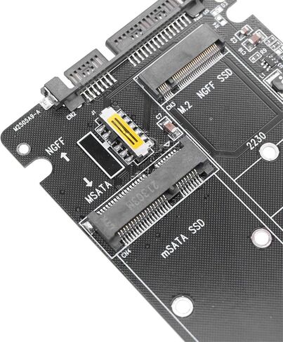 استبدال محول MSATA/M.2 NGFF إلى SATA III ملحق حاوية محرك الأقراص الصلبة SSD مقاس 2.5 بوصة in Kuwait