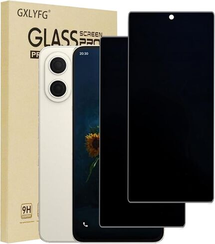 عبوتان من واقي شاشة الخصوصية من الزجاج المقوى، متوافق مع TCL NXTPAPER 70 Pro، مقاوم للخدش، خالي من الفقاعات، صلابة 9H in Kuwait