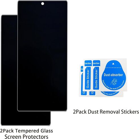 2-Pack Tempered Glass Privacy Screen Protector, Compatible with TCL NXTPAPER 70 Pro, Scratch-Resistant, Bubble-Free, 9H Hardness in Kuwait