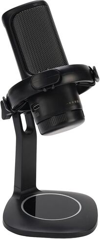 Gaming USB Microphone with RGB, Cardioid Condenser, Pop Filter & Touch Control for PC, Streaming, Podcasting, Desktop Setup in Kuwait